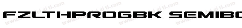 FZLTHProGBK SemiBold字体转换